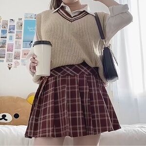 🤍 Beige knit sweater vest 🤍